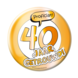 Button 40 jaar Getrouwd 10,2cm Button 40 jaar Getrouwd 10,2cm