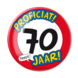 Button 70 jaar Verkeersbord 10,2cm Button 70 jaar Verkeersbord 10,2cm