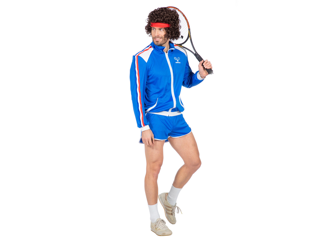 Tennis Outfit 80'S Heren Partywinkel