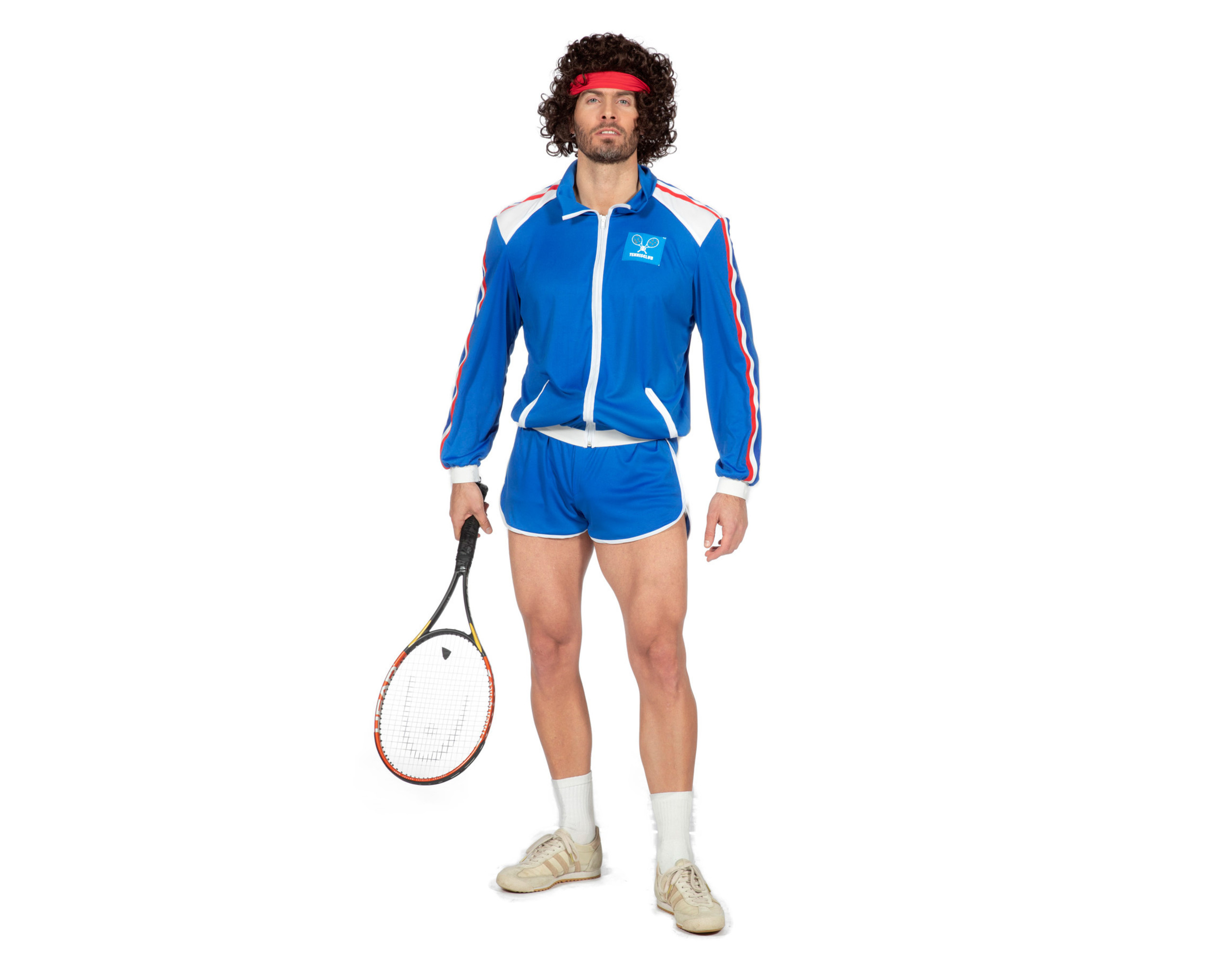Tennis Outfit 80'S Heren Partywinkel