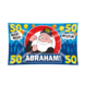 Abraham Gevelvlag 50 Jaar Hoera 1,5m Abraham Gevelvlag 50 Jaar Hoera 1,5m