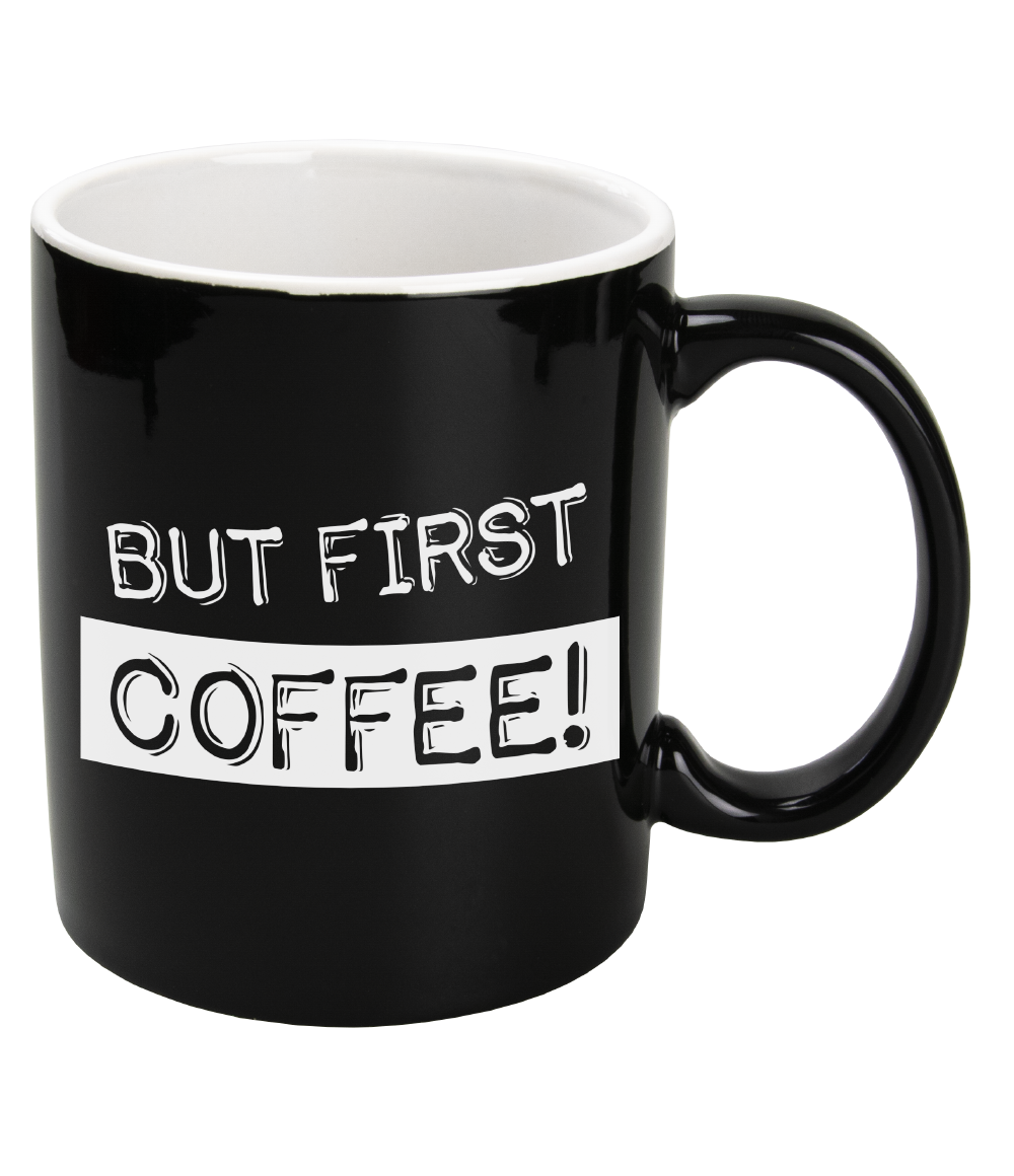 Mok First Coffee 8cm - Partywinkel