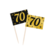 Cocktailprikkers70 Jaar 6,5cm 50st Cocktailprikkers70 Jaar 6,5cm 50st