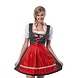 Dirndl Jurk Oktoberfest Rood 3 delig Dirndl Jurk Oktoberfest Rood 3 delig