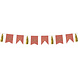 Happy Birthday Slingers Met Tassel Golden Dusk 4m Happy Birthday Slingers Met Tassel Golden Dusk 4m