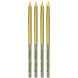 Happy Birthday Kaarsen Golden Dawn 12,5cm 16st Happy Birthday Kaarsen Golden Dawn 12,5cm 16st