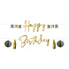 Happy Birthday Letterslinger Golden Dawn 1,5m Happy Birthday Letterslinger Golden Dawn 1,5m