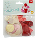 Ballonnen Mix Rood & Roze 30cm 6st Ballonnen Mix Rood & Roze 30cm 6st
