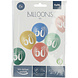 Ballonnen 50 Jaar Gekleurd 33cm 6st Ballonnen 50 Jaar Gekleurd 33cm 6st