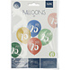 Ballonnen 25 Jaar Gekleurd 33cm 6st Ballonnen 25 Jaar Gekleurd 33cm 6st