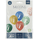 Ballonnen 2 Jaar Gekleurd 33cm 6st Ballonnen 2 Jaar Gekleurd 33cm 6st