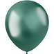 Groene Ballonnen Chroom 33cm 10st Groene Ballonnen Chroom 33cm 10st