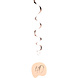 Hangdecoratie 40 Jaar Rose Goud 75cm 5st Hangdecoratie 40 Jaar Rose Goud 75cm 5st