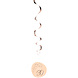 Hangdecoratie 30 Jaar Rose Goud 75cm 5st Hangdecoratie 30 Jaar Rose Goud 75cm 5st