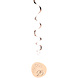 Hangdecoratie 25 Jaar Rose Goud 75cm 5st Hangdecoratie 25 Jaar Rose Goud 75cm 5st