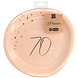 Borden 70 Jaar Rose Goud 23cm 8st Borden 70 Jaar Rose Goud 23cm 8st