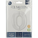 Folie Ballon Cijfer 0 Mat Wit XL 86cm leeg Folie Ballon Cijfer 0 Mat Wit XL 86cm leeg