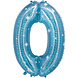 Folie Ballon Cijfer 0 Galaxy 86cm leeg Folie Ballon Cijfer 0 Galaxy 86cm leeg