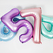 Folie Ballon Cijfer 1 Pastel Roze XL 86cm leeg Folie Ballon Cijfer 1 Pastel Roze XL 86cm leeg
