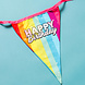 Happy Birthday Slingers Regenboog Confetti Katoen 6m Happy Birthday Slingers Regenboog Confetti Katoen 6m
