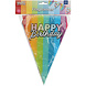 Happy Birthday Slingers Regenboog Confetti 6m Happy Birthday Slingers Regenboog Confetti 6m