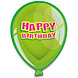 Happy Birthday Ballonnen Borden 23cm 6st Happy Birthday Ballonnen Borden 23cm 6st
