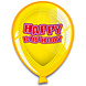 Happy Birthday Ballonnen Borden 23cm 6st Happy Birthday Ballonnen Borden 23cm 6st