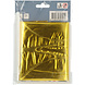 Folie Ballon Cijfer 4 Goud met standaard 72cm Folie Ballon Cijfer 4 Goud met standaard 72cm