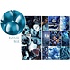 Blauwe Ballonnen Chroom 48cm 5st Blauwe Ballonnen Chroom 48cm 5st
