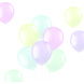 Gekleurde Ballonnen Doorzichtig Pastel 33cm 100st Gekleurde Ballonnen Doorzichtig Pastel 33cm 100st