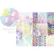 Gekleurde Ballonnen Doorzichtig Pastel 33cm 100st Gekleurde Ballonnen Doorzichtig Pastel 33cm 100st
