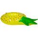 Opblaas Ananas Bekerhouder 27cm Opblaas Ananas Bekerhouder 27cm