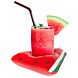 Opblaas Watermeloen Bekerhouder 19cm Opblaas Watermeloen Bekerhouder 19cm