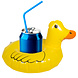 Opblaas Badeend Bekerhouder 20cm Opblaas Badeend Bekerhouder 20cm