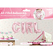Geboorte Ballonnen Letter Set Girl 36cm Geboorte Ballonnen Letter Set Girl 36cm