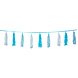 Tassel Slinger Lichtblauw/Wit 3m Tassel Slinger Lichtblauw/Wit 3m