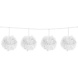 Witte Slinger Pompon 12cm 3m Witte Slinger Pompon 12cm 3m