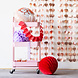 Honeycomb Rood Hart 30cm Honeycomb Rood Hart 30cm