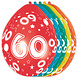 Ballonnen 60 Jaar Metallic 30cm 5st Ballonnen 60 Jaar Metallic 30cm 5st