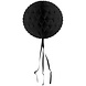 Honeycomb Bal Zwart Franje 30cm Honeycomb Bal Zwart Franje 30cm