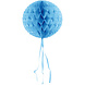 Honeycomb Bal Lichtblauw Franje 30cm Honeycomb Bal Lichtblauw Franje 30cm