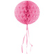 Honeycomb Bal Lichtroze Franje 30cm Honeycomb Bal Lichtroze Franje 30cm