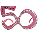 Bril 50 Jaar Roze Bril 50 Jaar Roze
