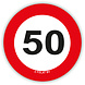 Confetti 50 Jaar Verkeersbord 48st Confetti 50 Jaar Verkeersbord 48st