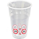 Bekers 25 Jaar Verkeersbord Plastic 350ml 8st Bekers 25 Jaar Verkeersbord Plastic 350ml 8st