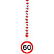 Hangdecoratie 60 Jaar Verkeersbord 75cm 3st Hangdecoratie 60 Jaar Verkeersbord 75cm 3st