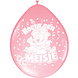 Geboorte Ballonnen Meisje 30cm 8st Geboorte Ballonnen Meisje 30cm 8st