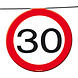Slingers 30 Jaar Verkeersbord 12m Slingers 30 Jaar Verkeersbord 12m