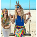 Flarebroek Hippie M Flarebroek Hippie M