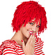 Clownspruik Rood Clownspruik Rood